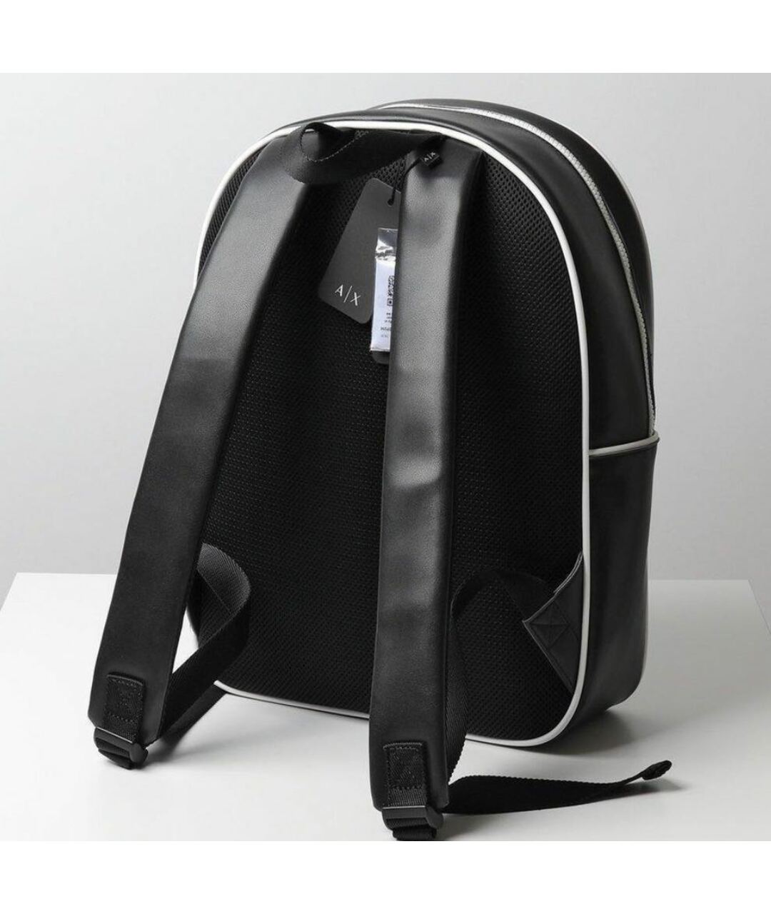 ARMANI EXCHANGE Черный рюкзак из искусственной кожи, фото 7