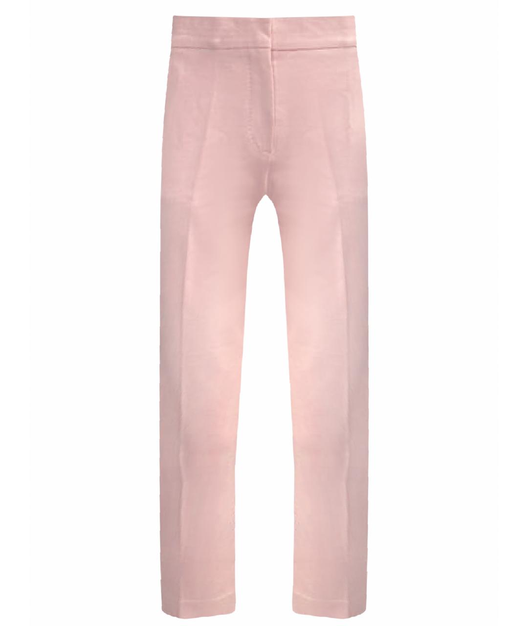 'S MAX MARA Розовые вискозные брюки узкие, фото 1