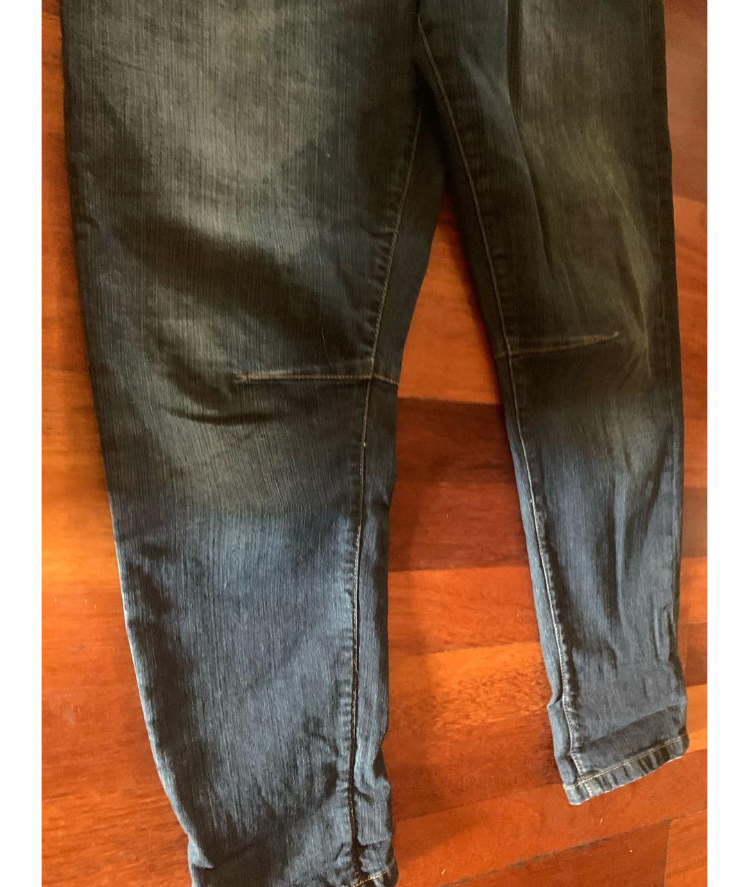 BRUNELLO CUCINELLI Синие хлопко-эластановые джинсы слим, фото 8