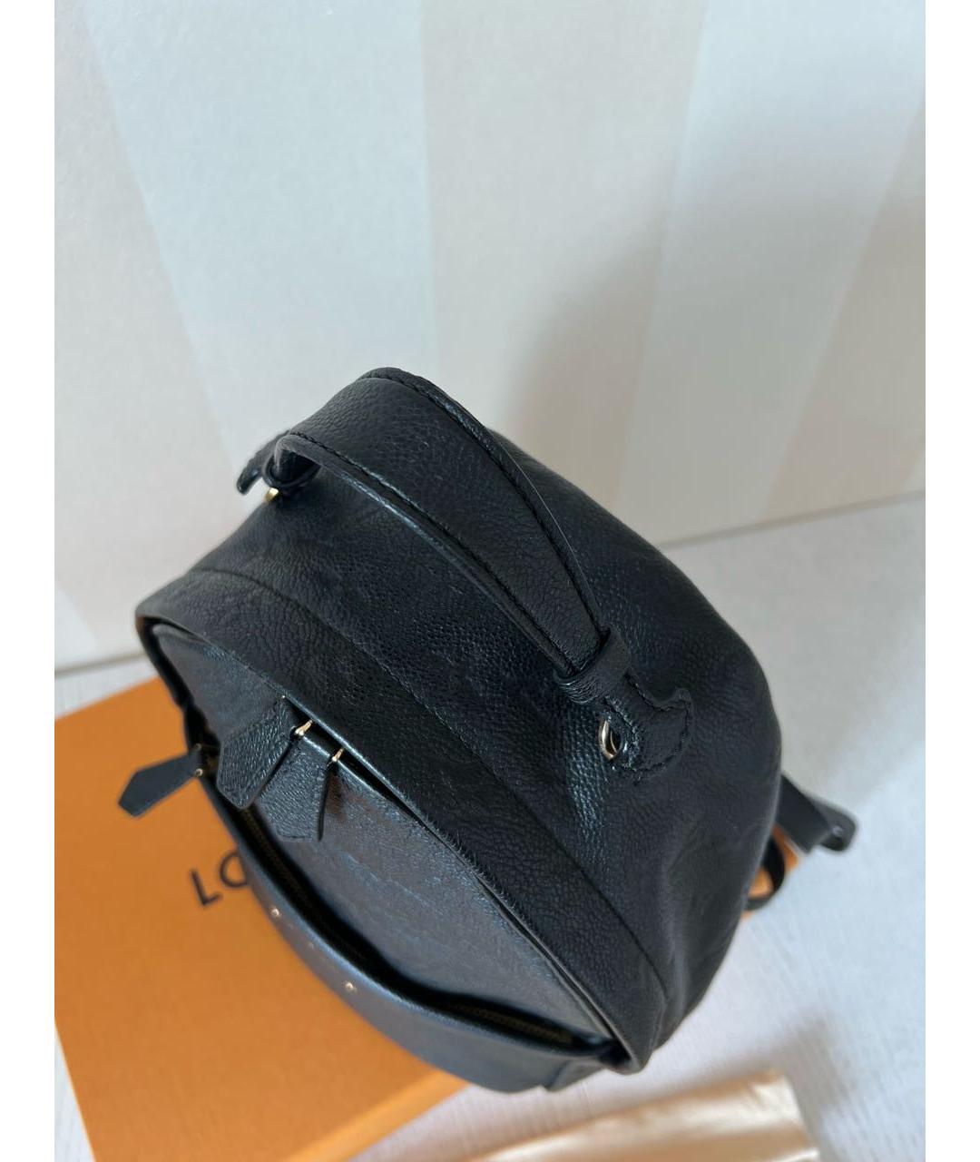 LOUIS VUITTON PRE-OWNED Черный кожаный рюкзак, фото 5