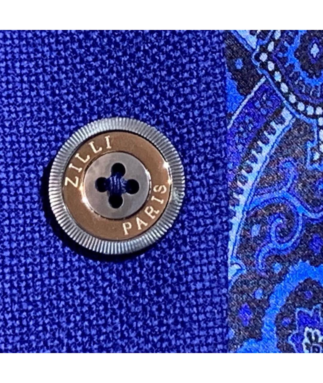 ZILLI Синий льняной пиджак, фото 5