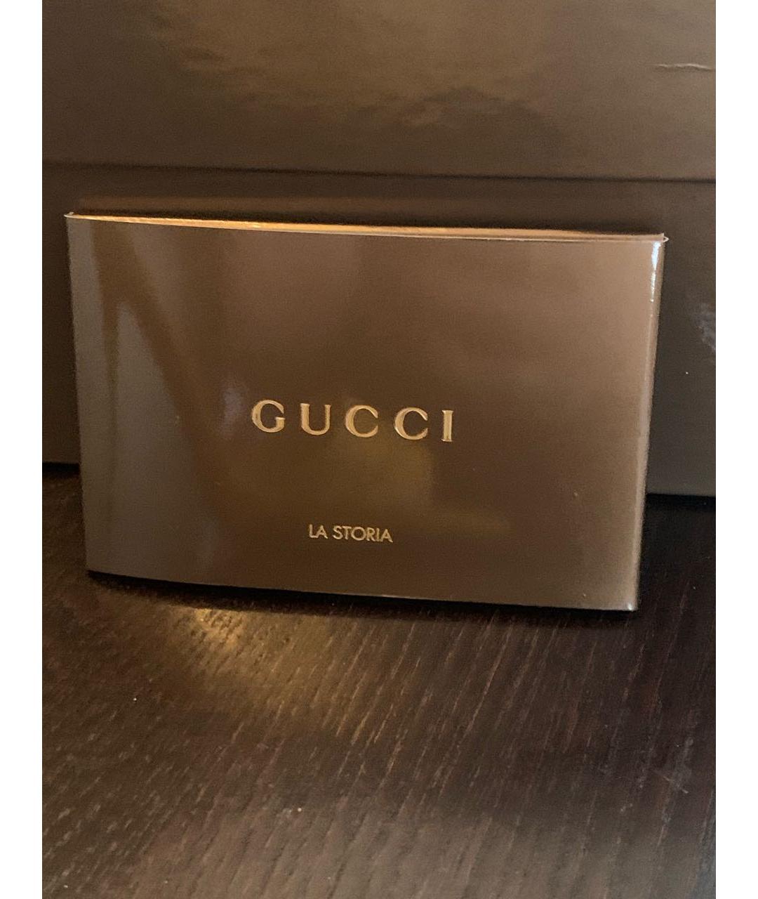 GUCCI Желтые мюли из лакированной кожи, фото 7