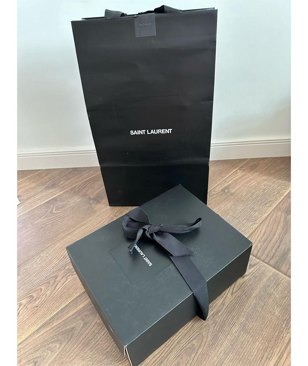 SAINT LAURENT Белые кожаные кеды, фото 5