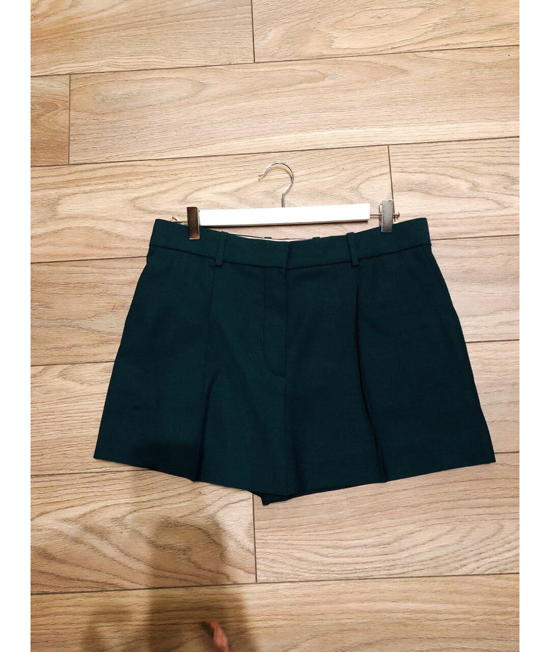 CHLOE Зеленые шерстяные шорты, фото 8