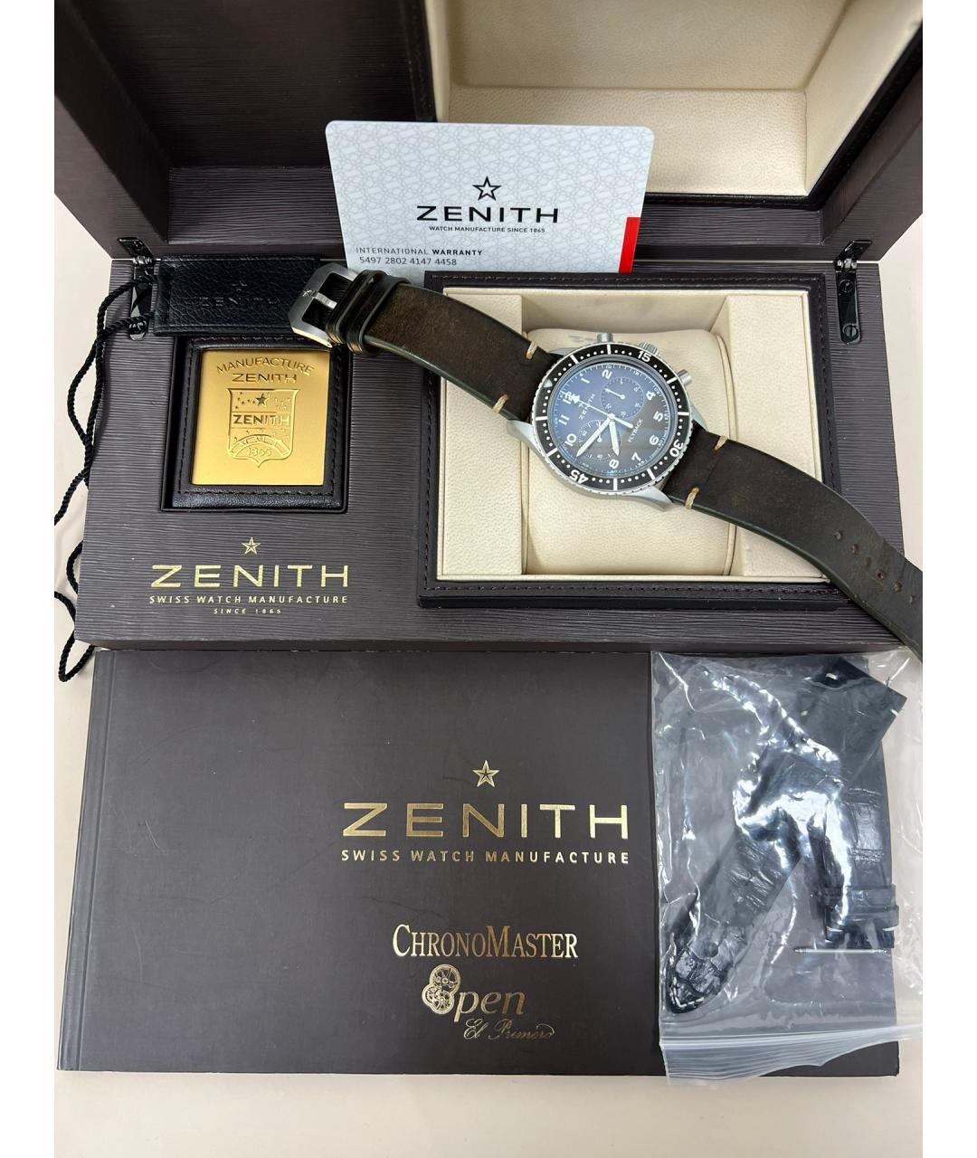 ZENITH Коричневые часы, фото 6