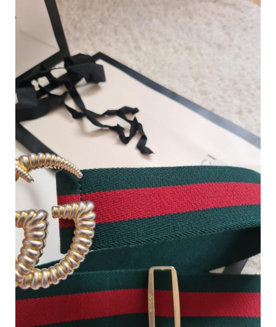 GUCCI Золотой резиновый ремень, фото 3