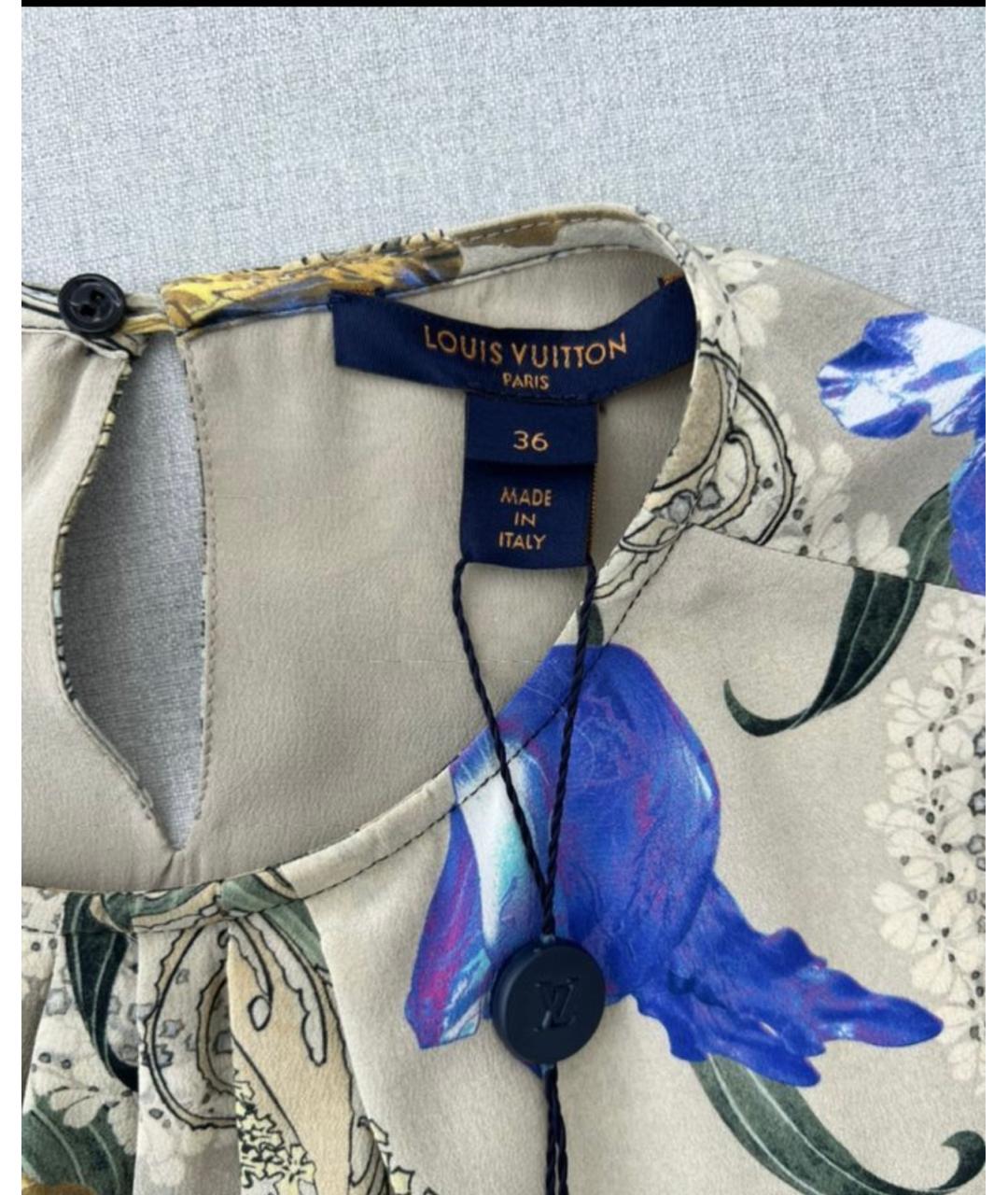 LOUIS VUITTON Шелковое повседневное платье, фото 5