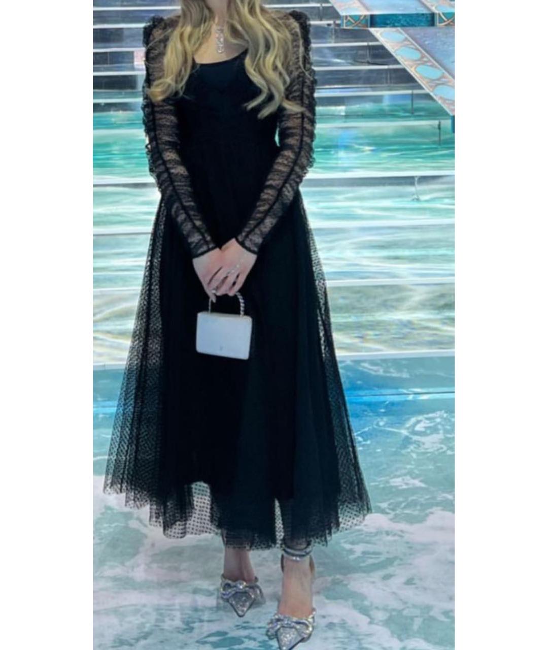 ZIMMERMANN Черное сетчатое вечернее платье, фото 5