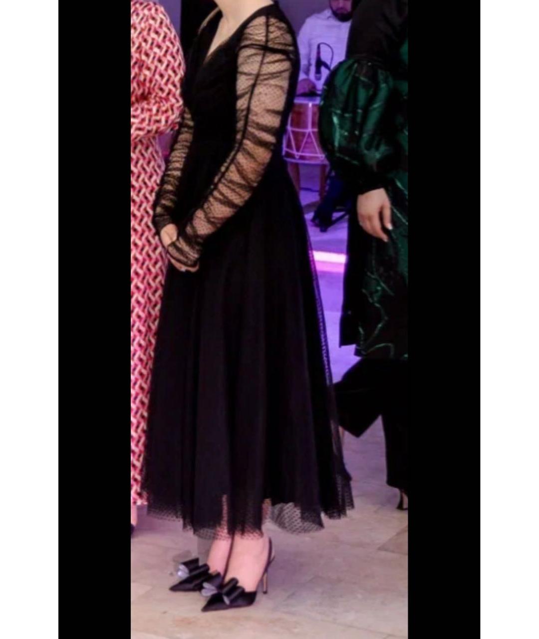 ZIMMERMANN Черное сетчатое вечернее платье, фото 3