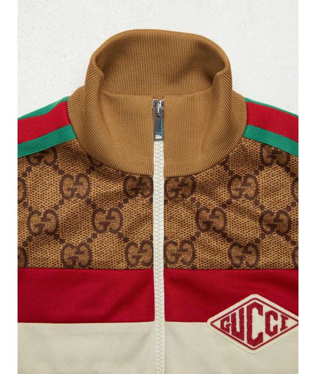 GUCCI Мульти хлопко-эластановая спортивная куртка, фото 3