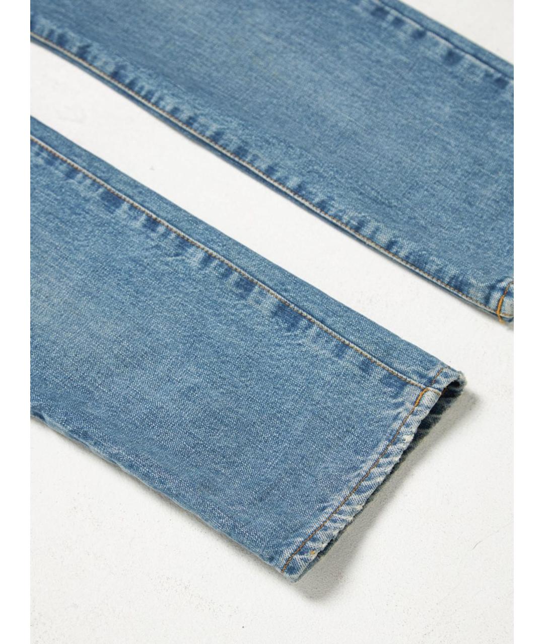 BALMAIN Синие хлопковые джинсы скинни, фото 6