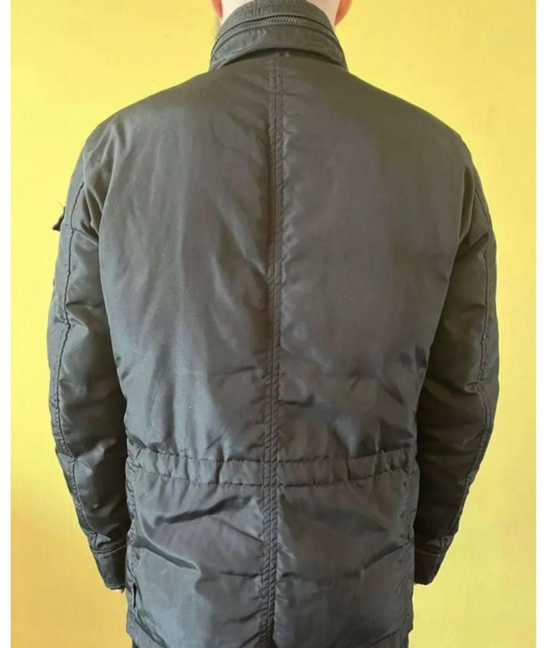 MONCLER Черный полиамидовый пуховик, фото 2