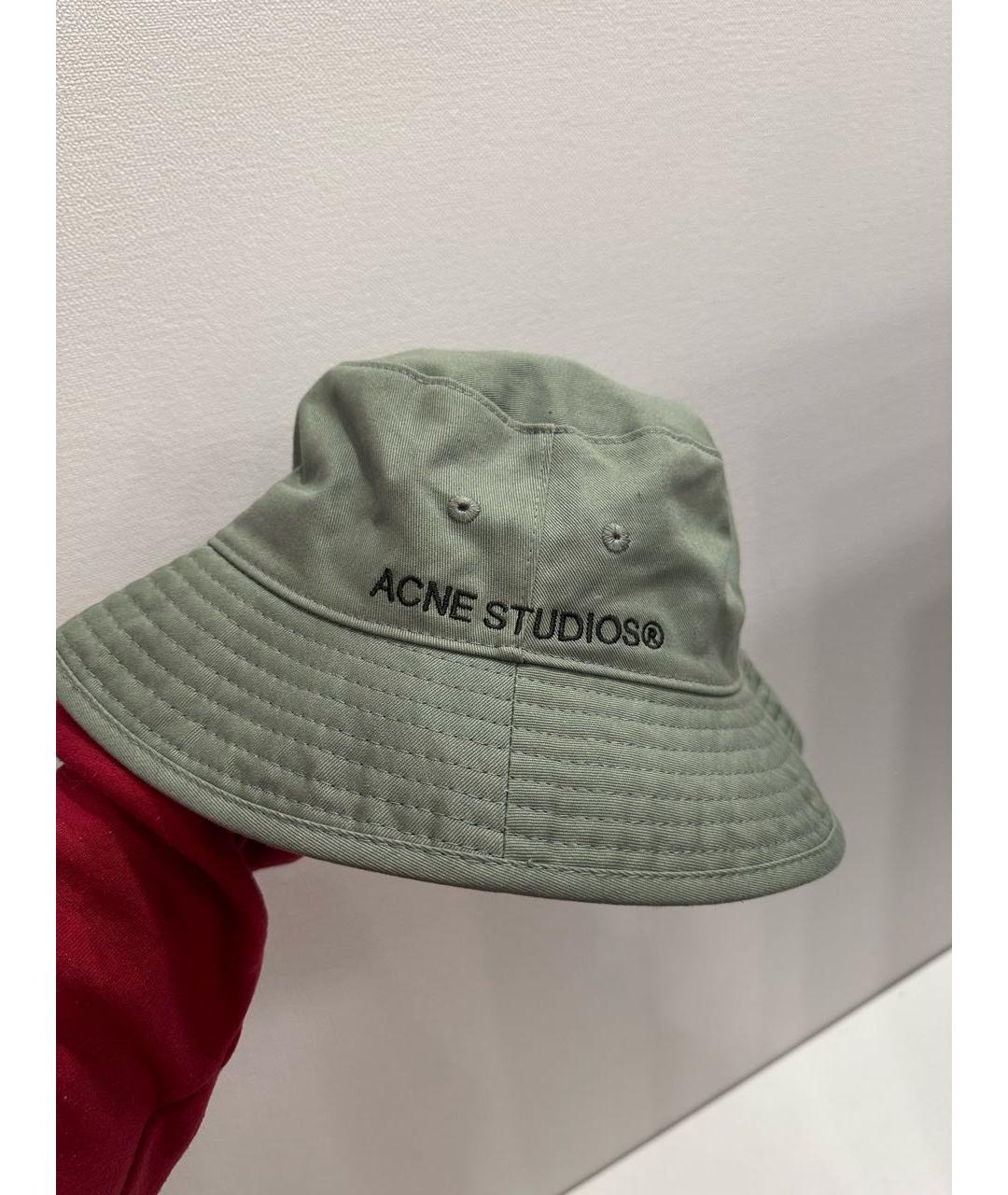 ACNE STUDIOS Хаки хлопковая панама, фото 2