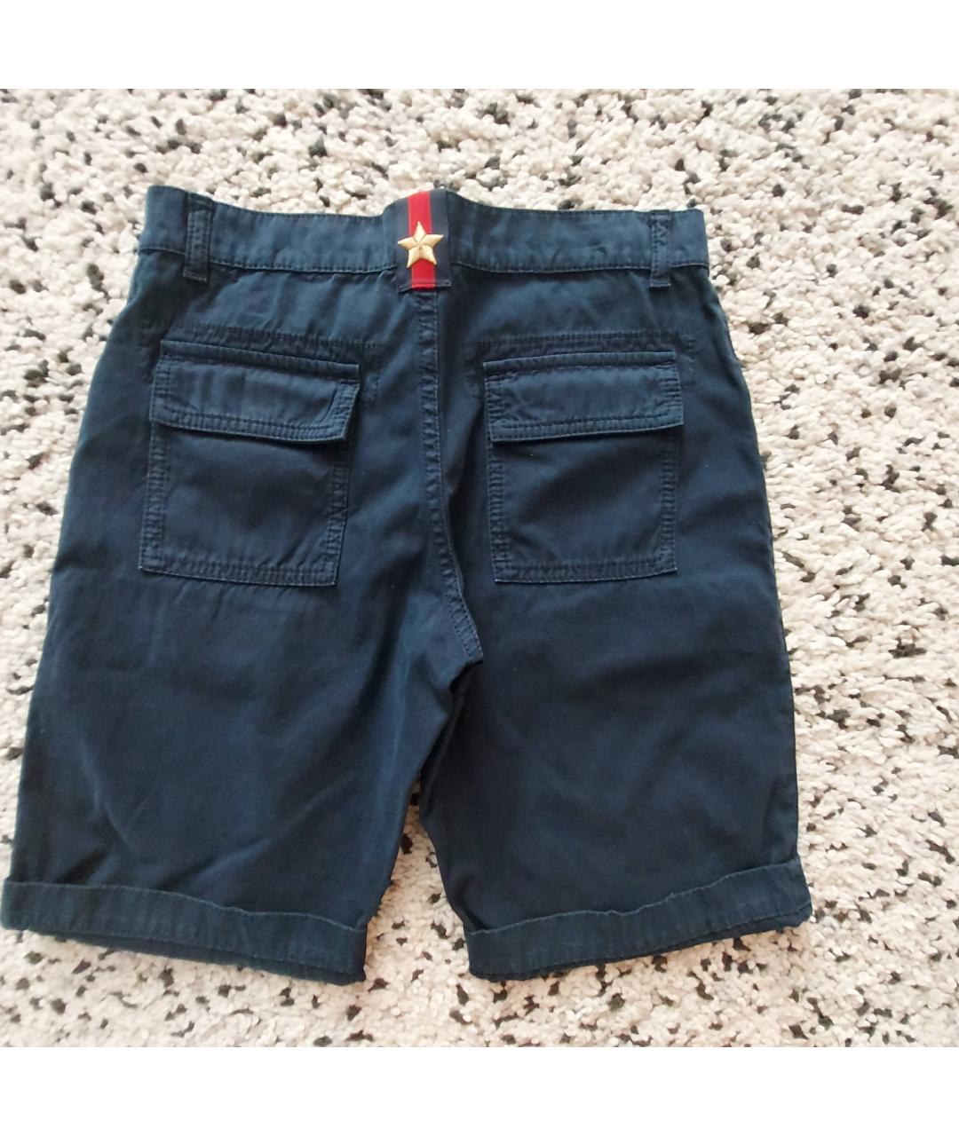 GUCCI Синие хлопковые детские шорты, фото 2
