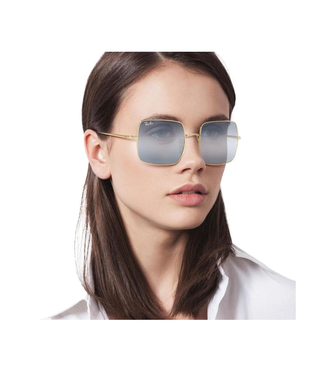 RAY BAN Мульти металлические солнцезащитные очки, фото 4