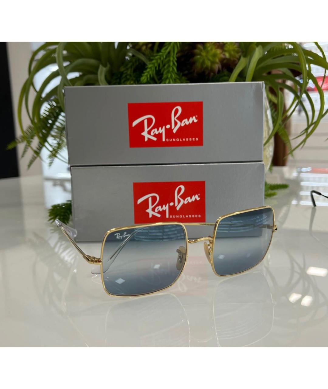 RAY BAN Мульти металлические солнцезащитные очки, фото 2