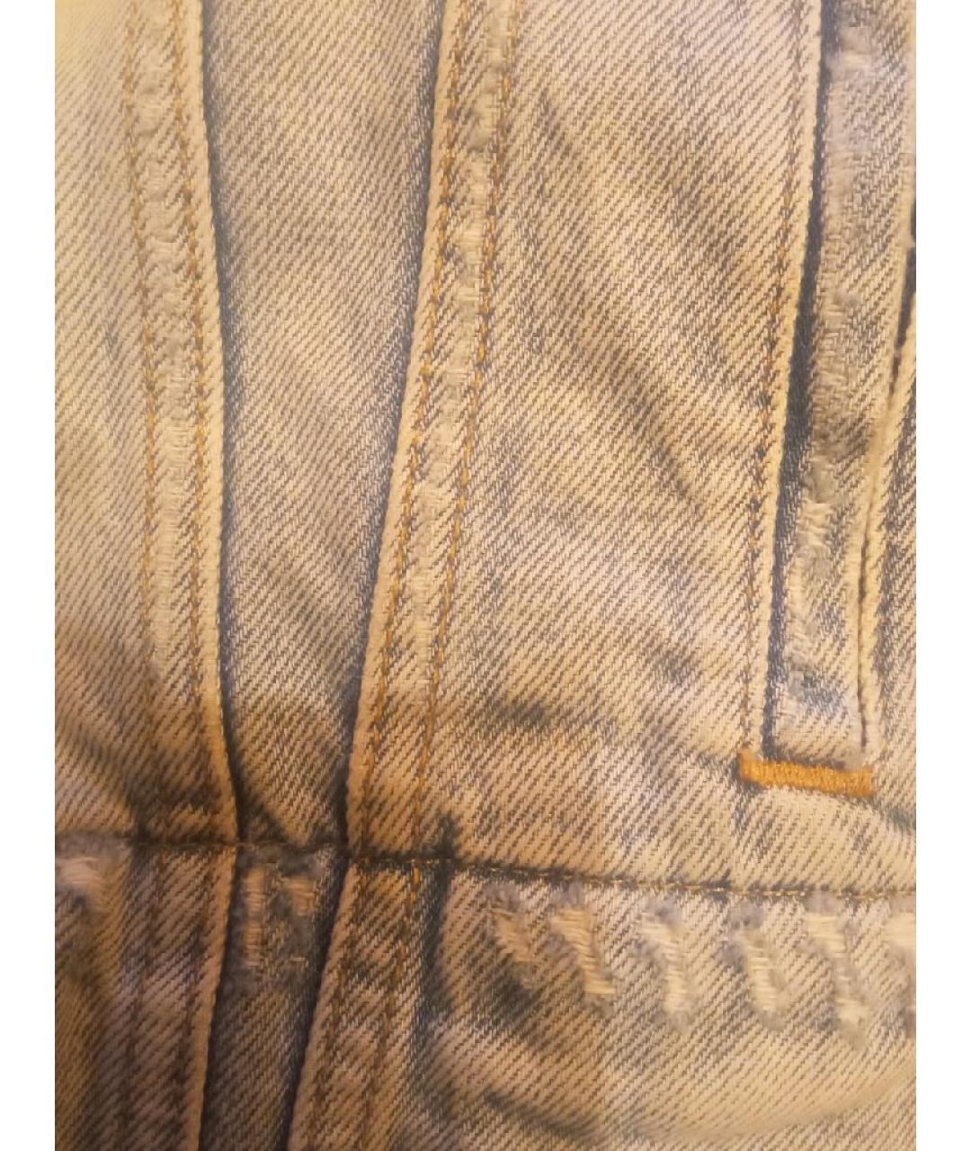 LEVI'S Голубая хлопковая куртка, фото 8