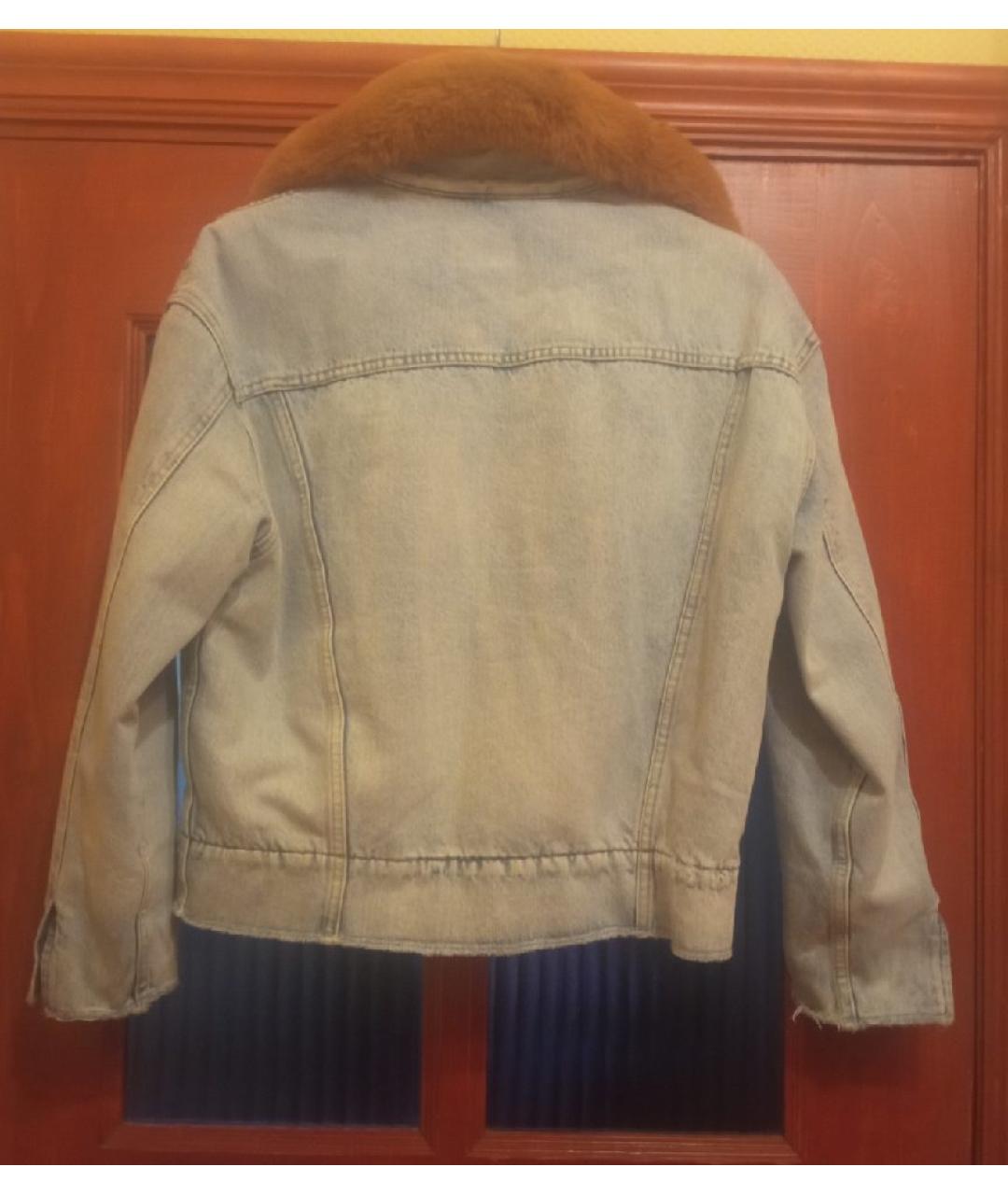 LEVI'S Голубая хлопковая куртка, фото 2