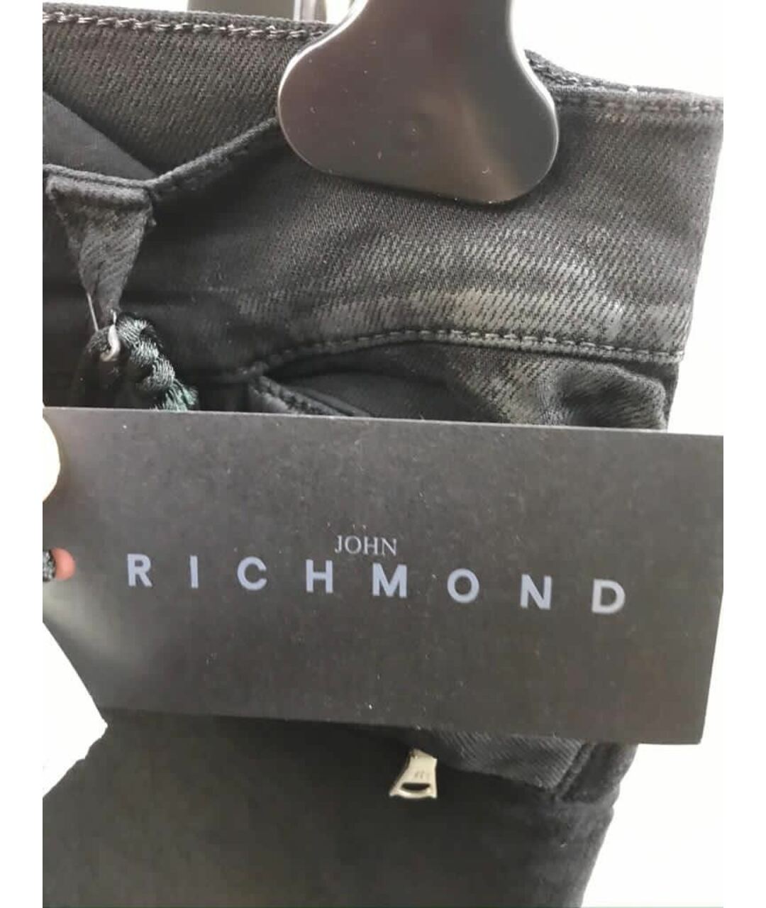 JOHN RICHMOND Черные джинсы, фото 4