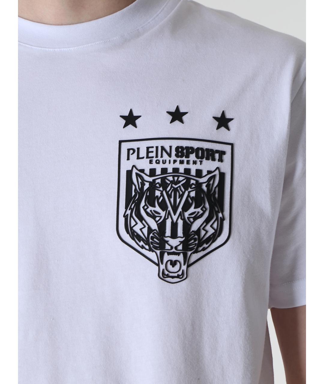 PLEIN SPORT Белая футболка, фото 5