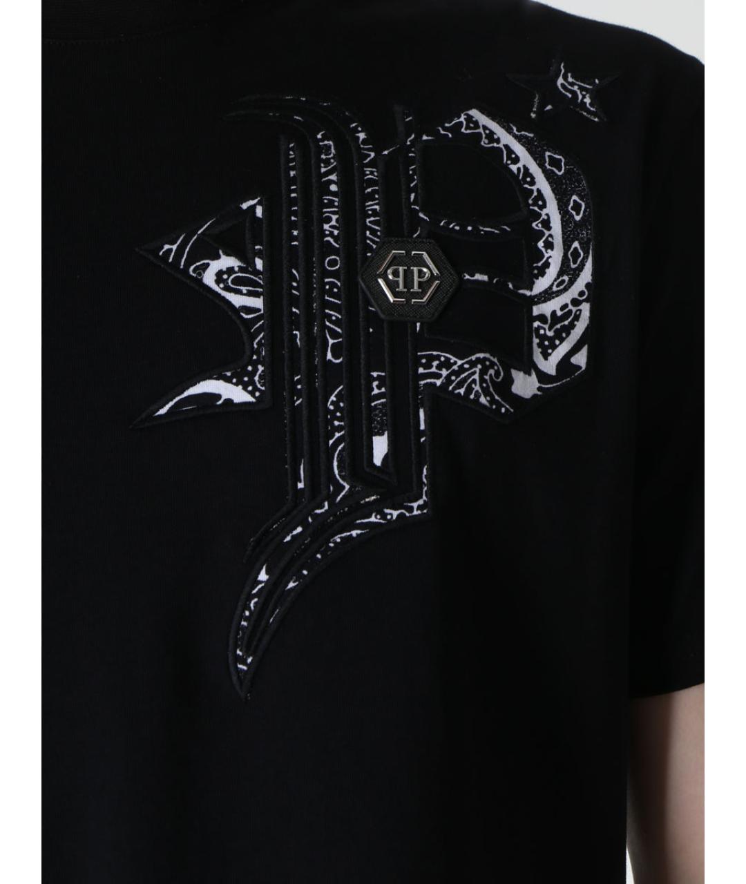 PHILIPP PLEIN Черная футболка, фото 5