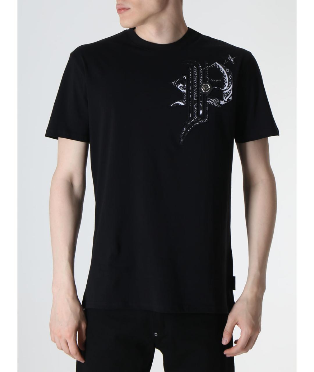 PHILIPP PLEIN Черная футболка, фото 4