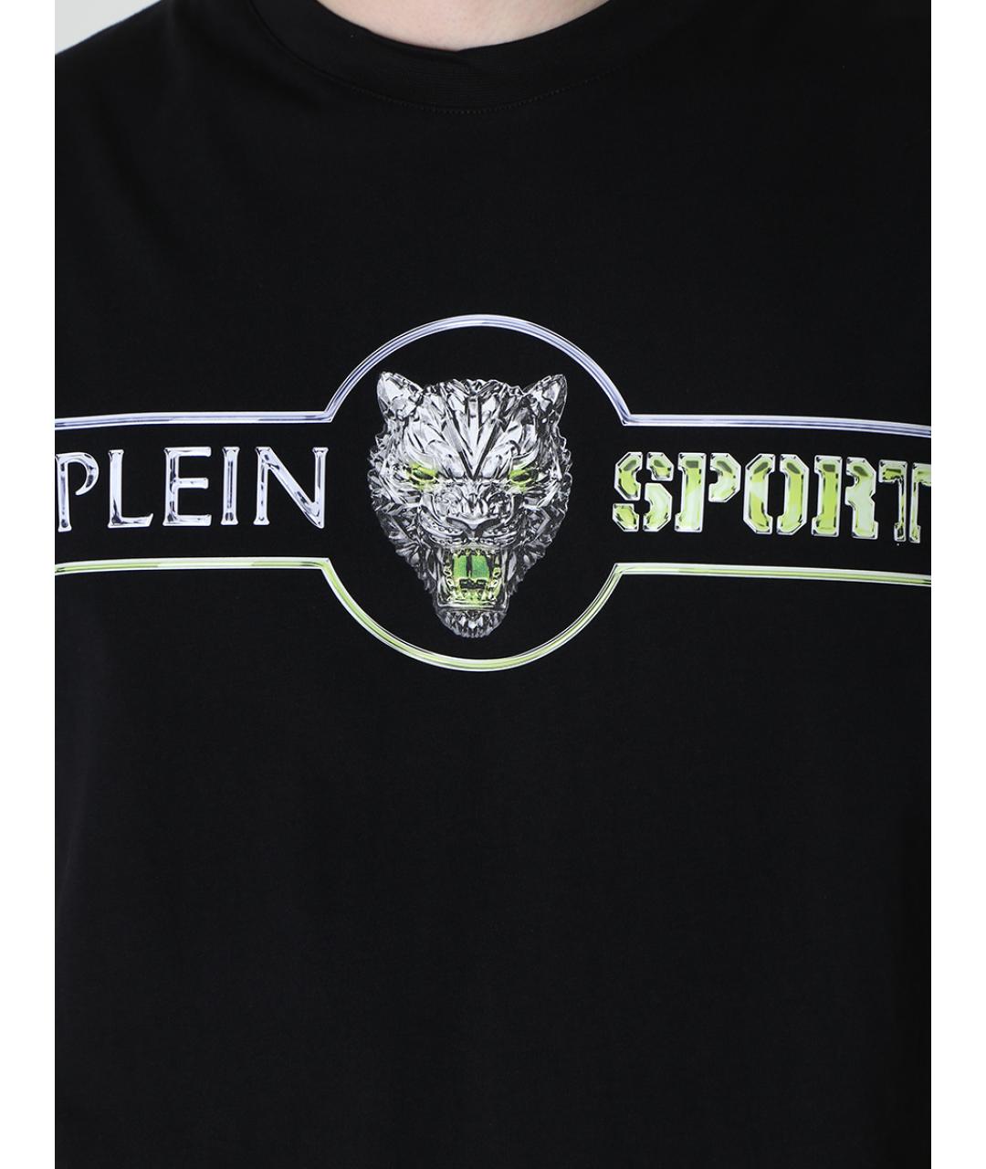 PLEIN SPORT Черная футболка, фото 5