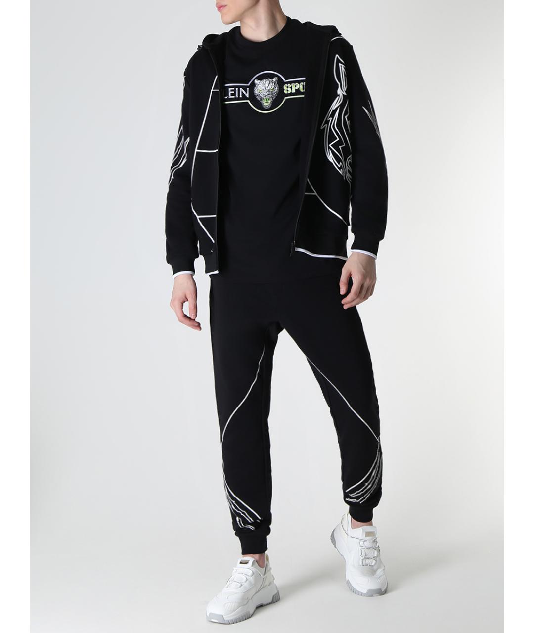 PLEIN SPORT Черная футболка, фото 2