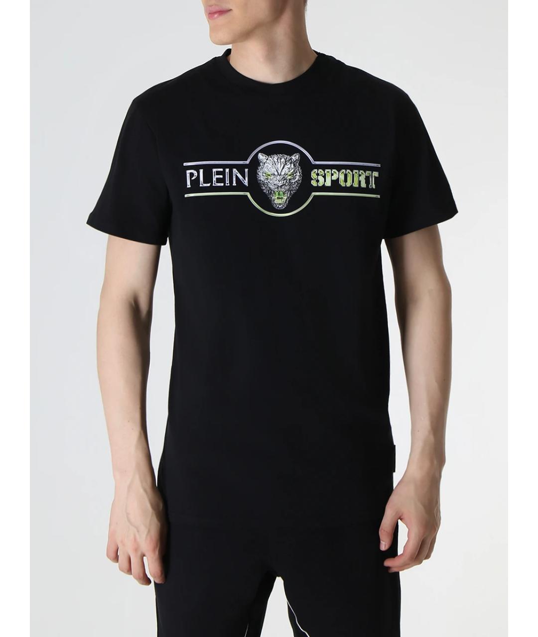 PLEIN SPORT Черная футболка, фото 4