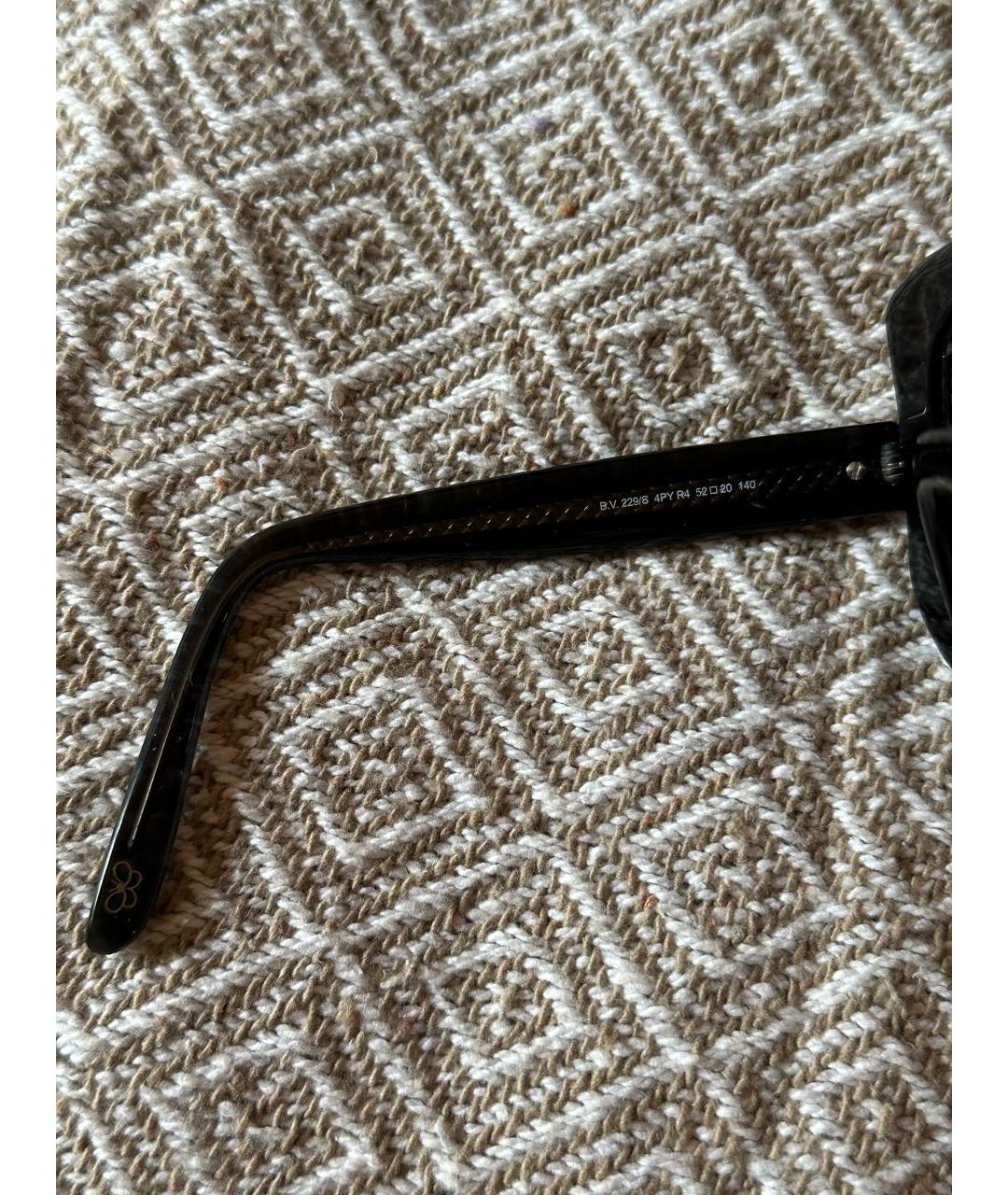 BOTTEGA VENETA Черные пластиковые солнцезащитные очки, фото 6