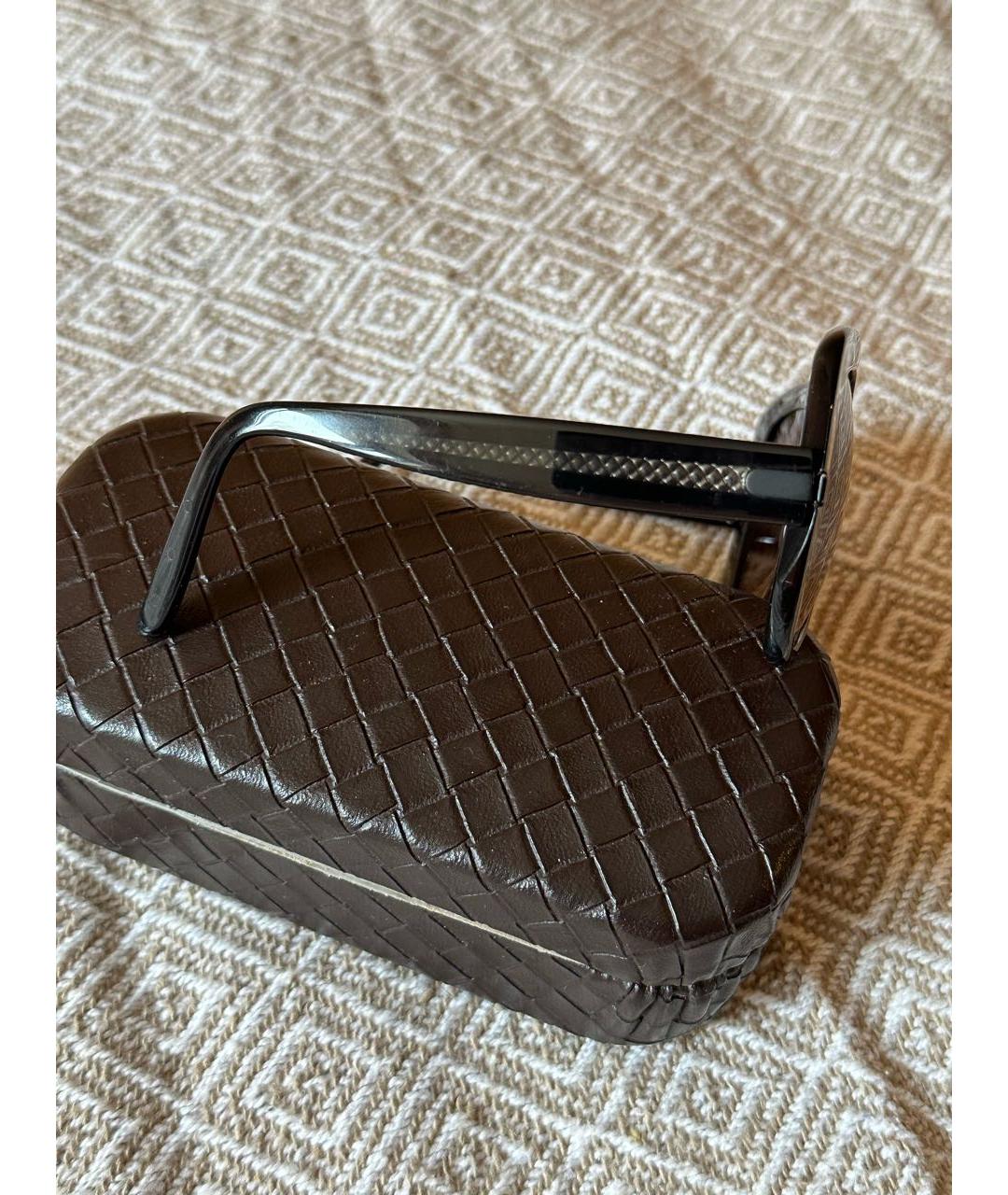 BOTTEGA VENETA Черные пластиковые солнцезащитные очки, фото 4