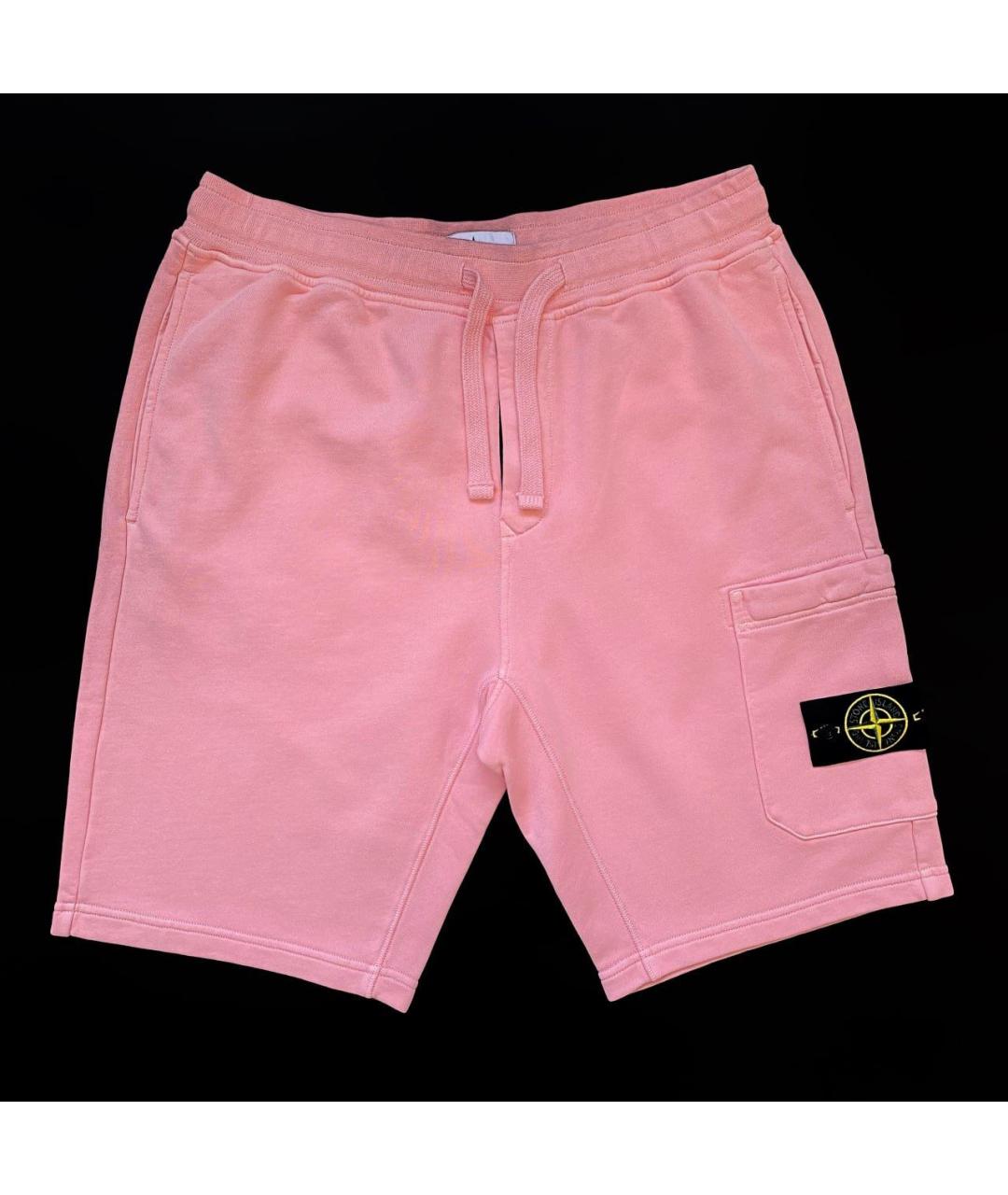 Pink stone island clearance shorts