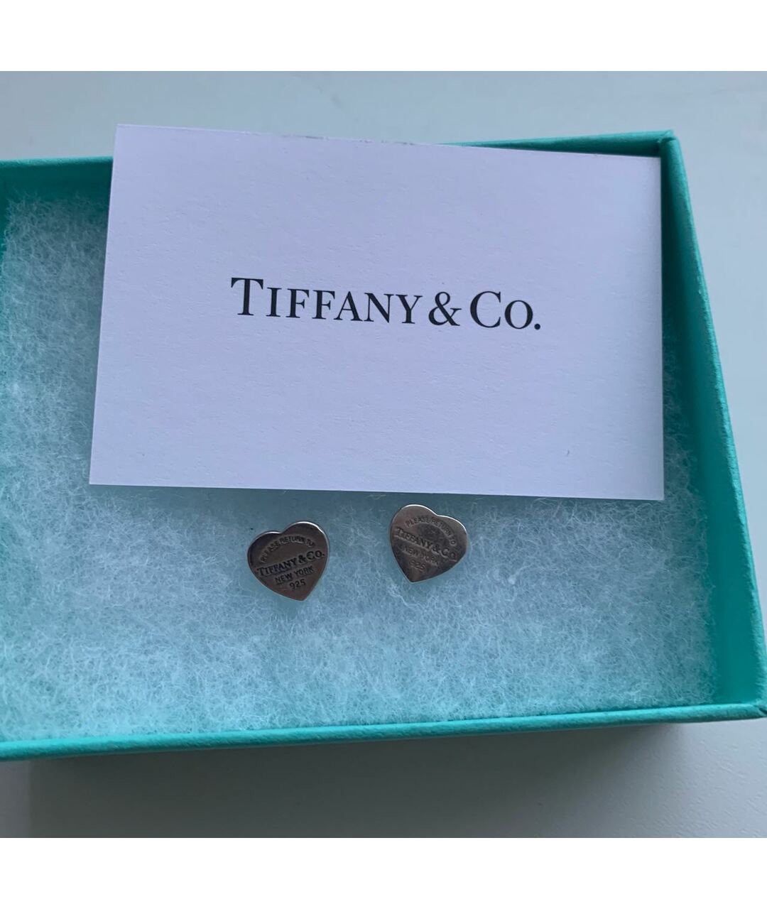 TIFFANY&CO Серебряные серебряные серьги, фото 3