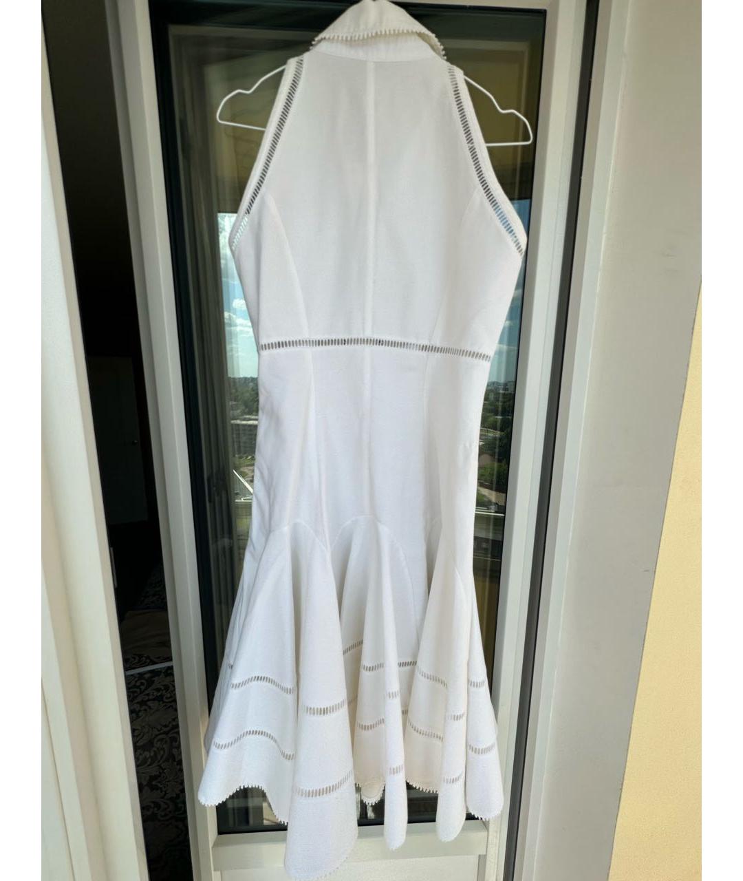 LOUIS VUITTON PRE-OWNED Белое хлопковое повседневное платье, фото 5
