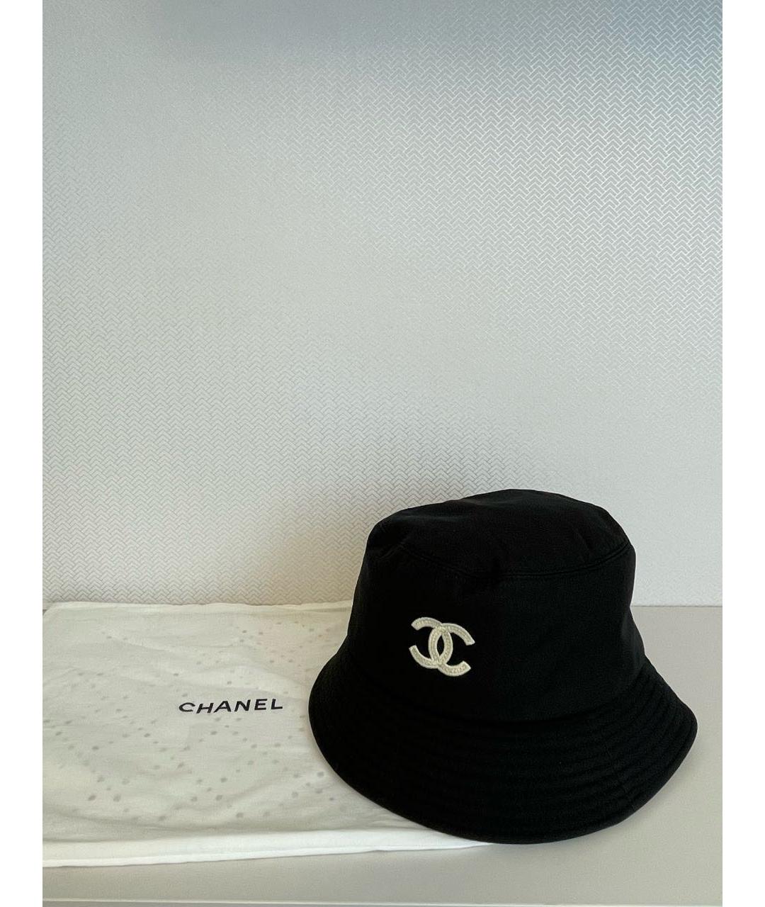 CHANEL Черная панама, фото 4
