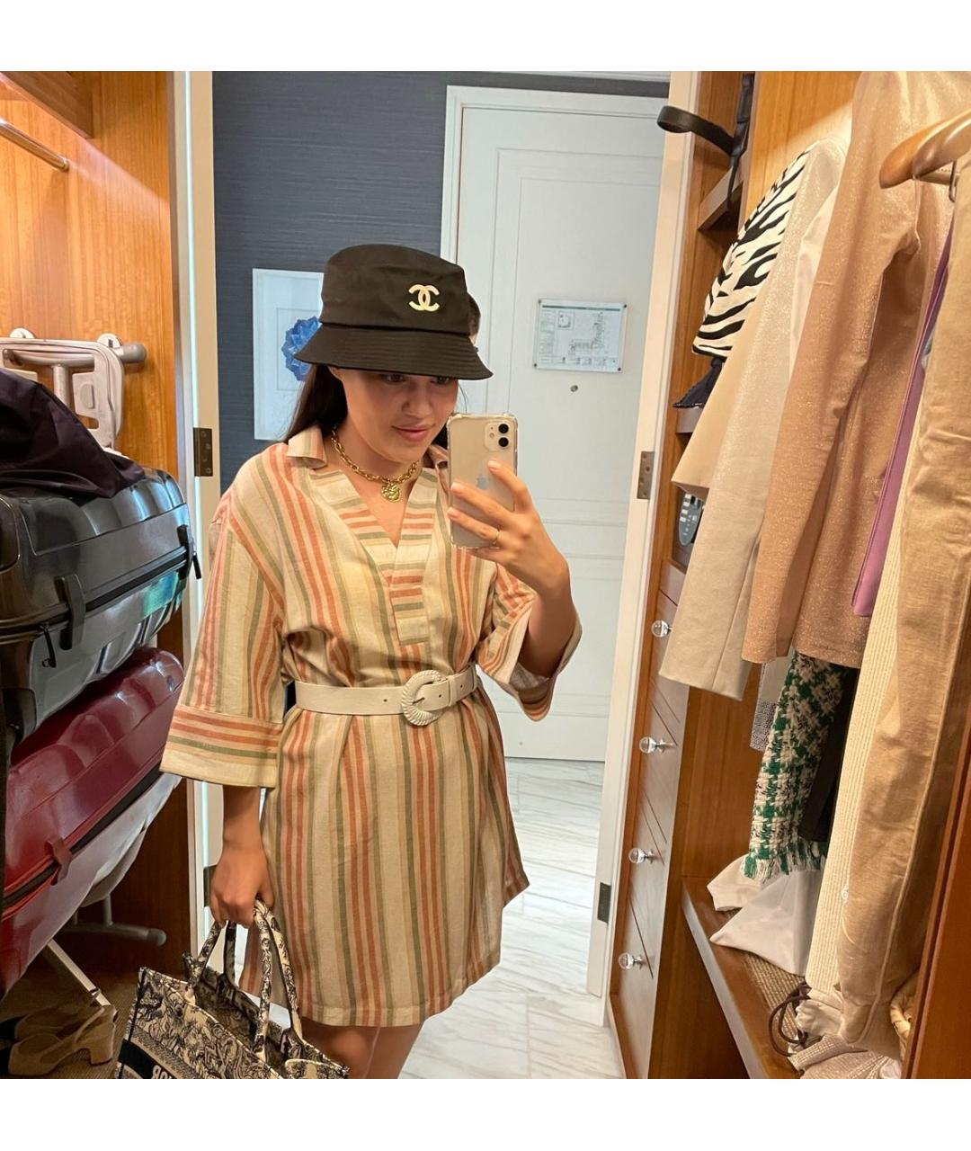 CHANEL Черная панама, фото 6