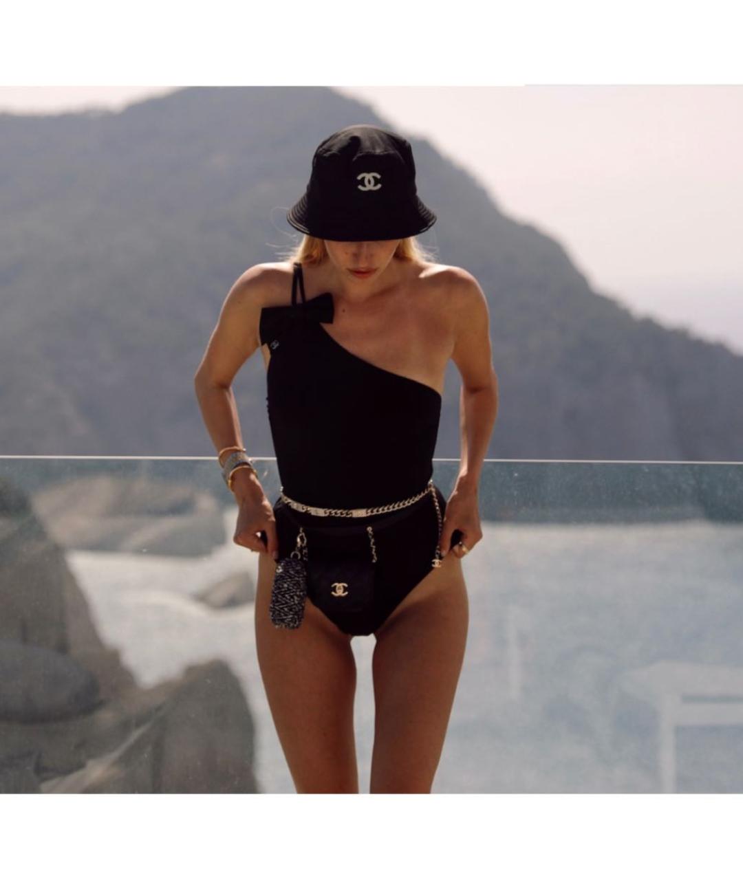 CHANEL Черная панама, фото 7