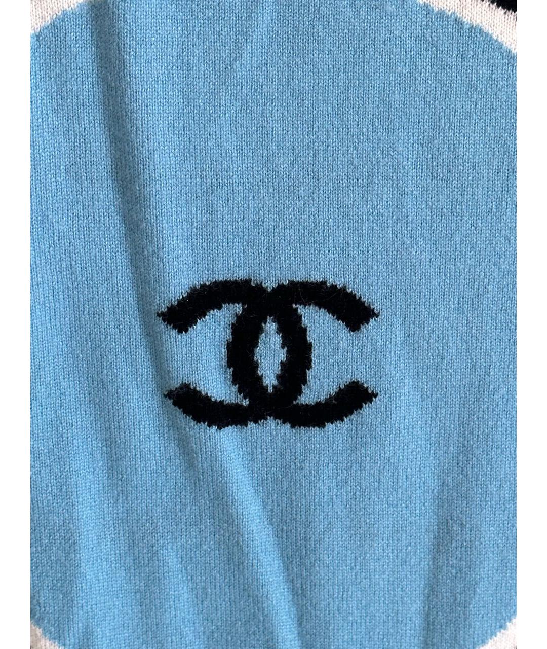 CHANEL Мульти кашемировое повседневное платье, фото 2