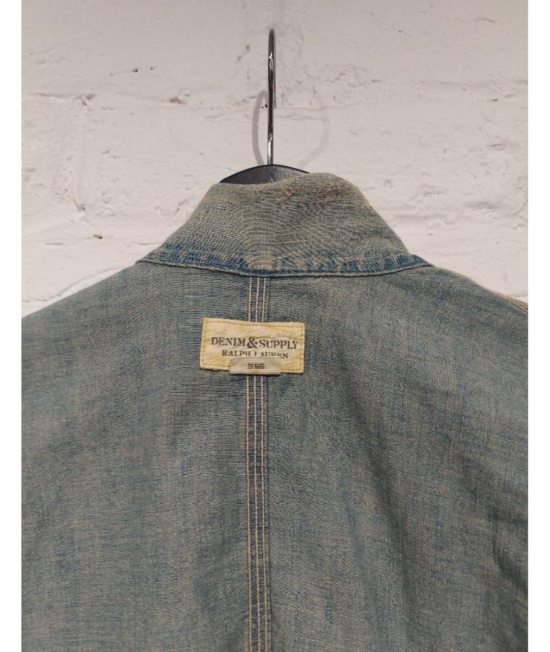 RALPH LAUREN DENIM & SUPPLY Голубая деним куртка, фото 3