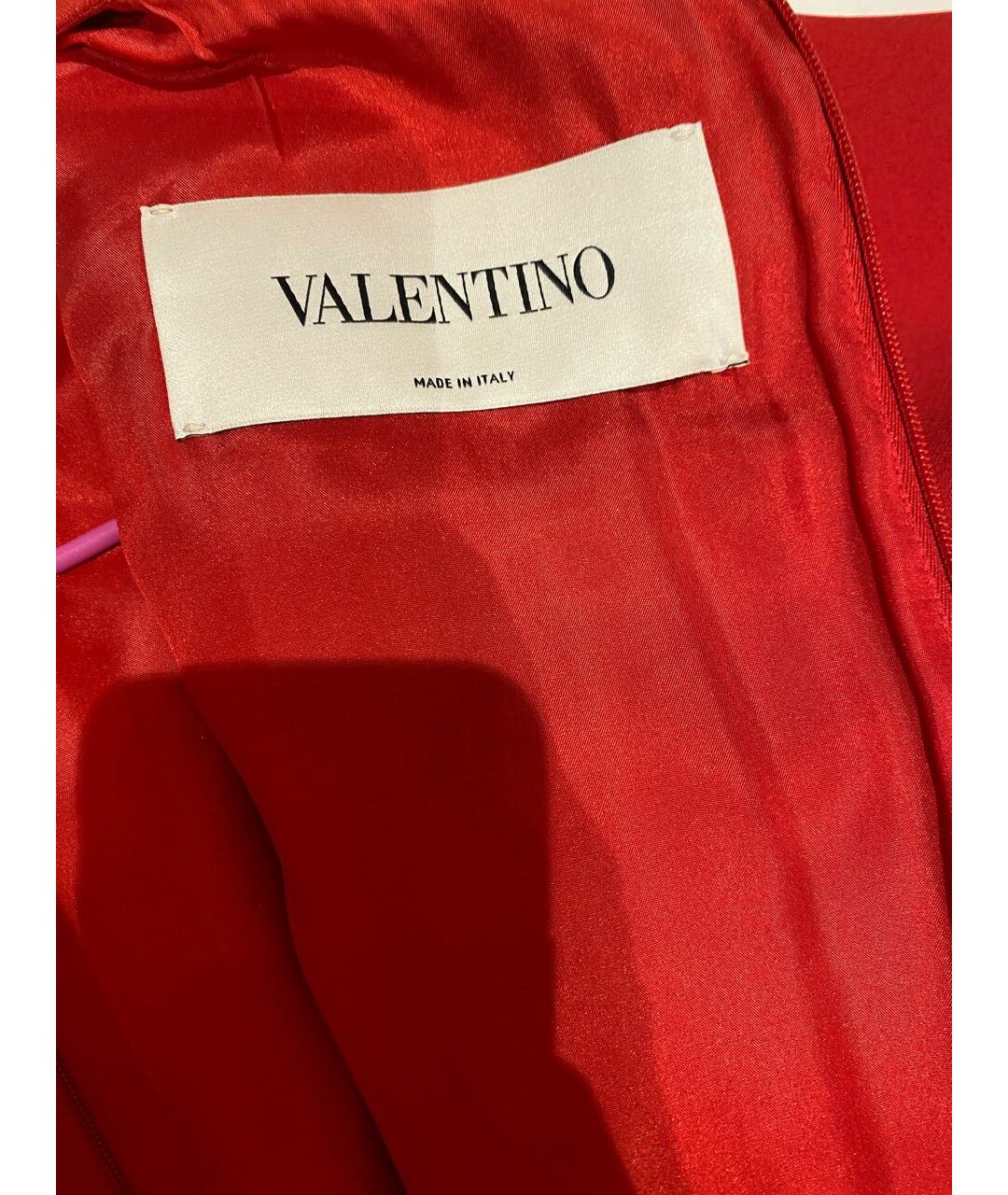 VALENTINO Красное повседневное платье, фото 3