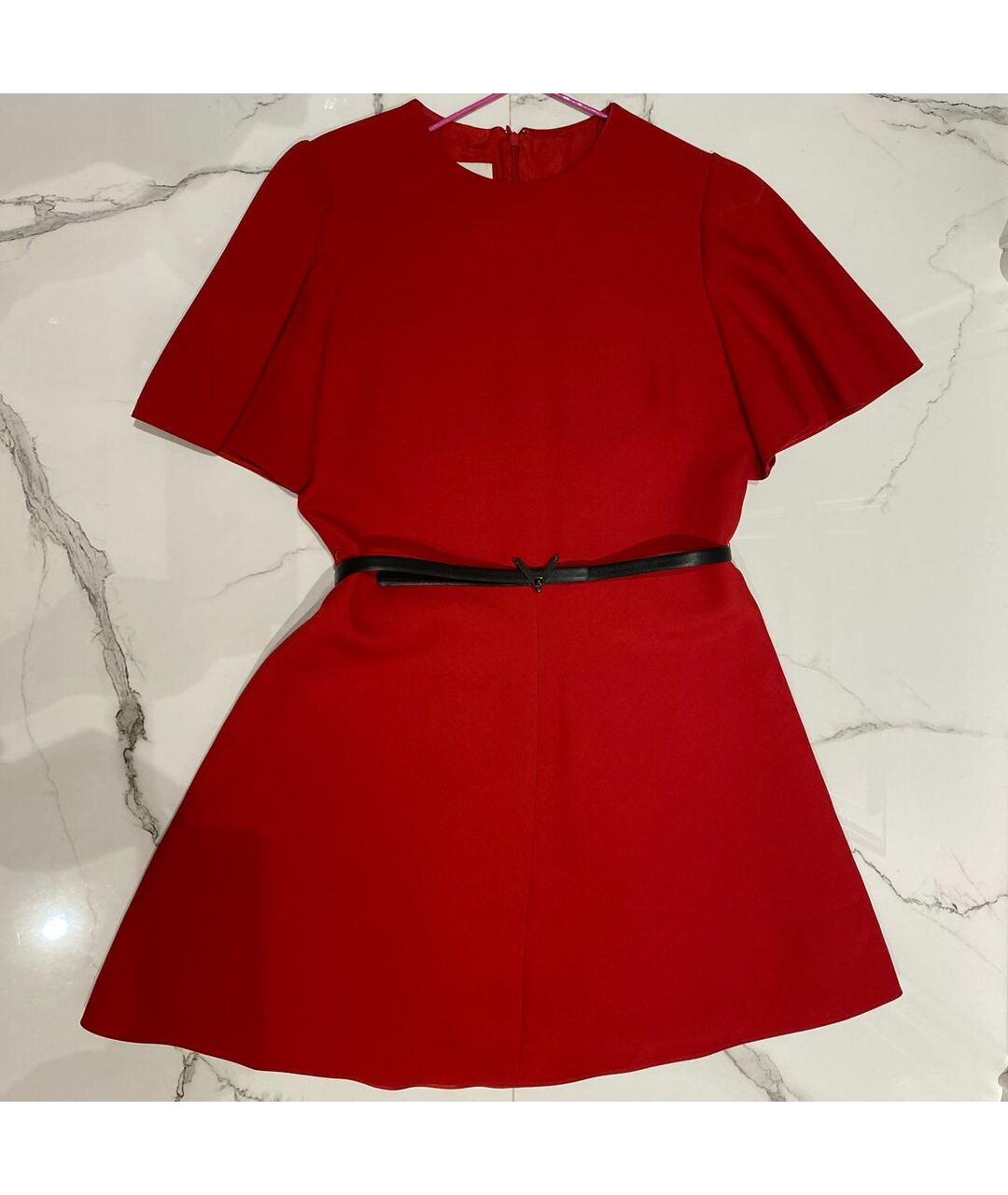 VALENTINO Красное повседневное платье, фото 7
