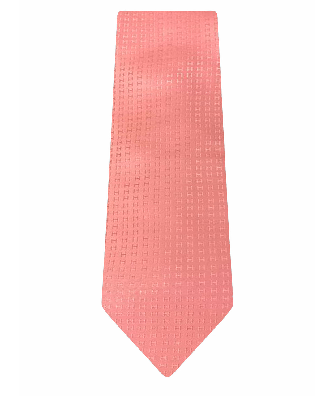 HERMES PRE-OWNED Розовый шелковый галстук, фото 1