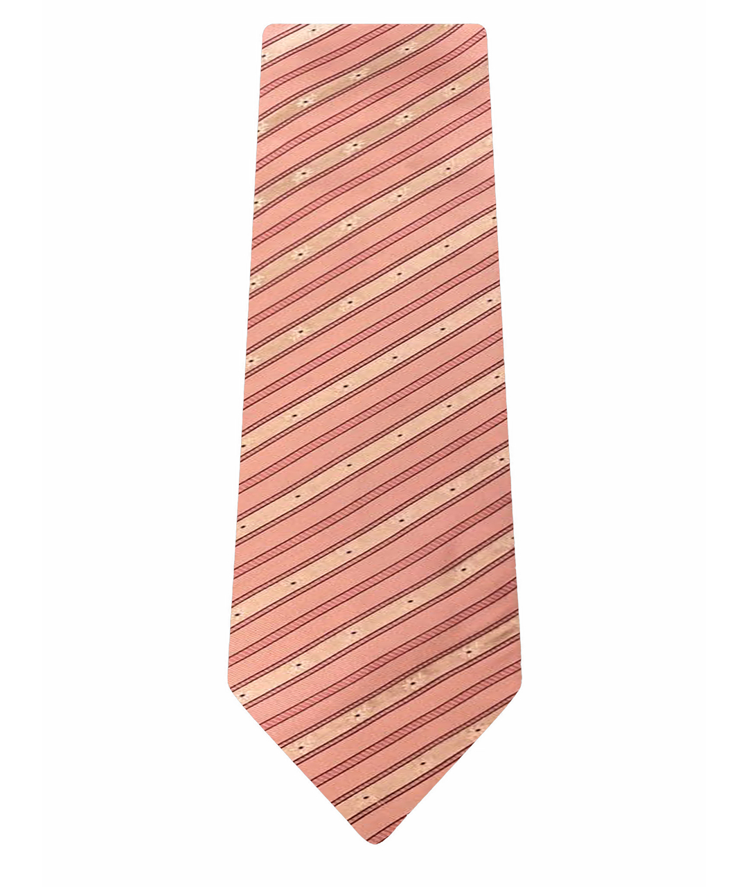 BRIONI Розовый шелковый галстук, фото 1