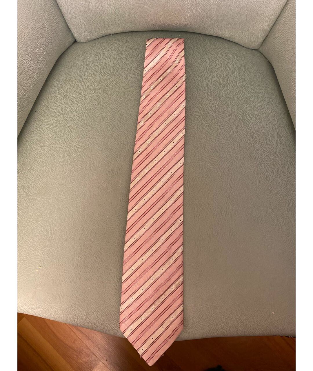 BRIONI Розовый шелковый галстук, фото 4