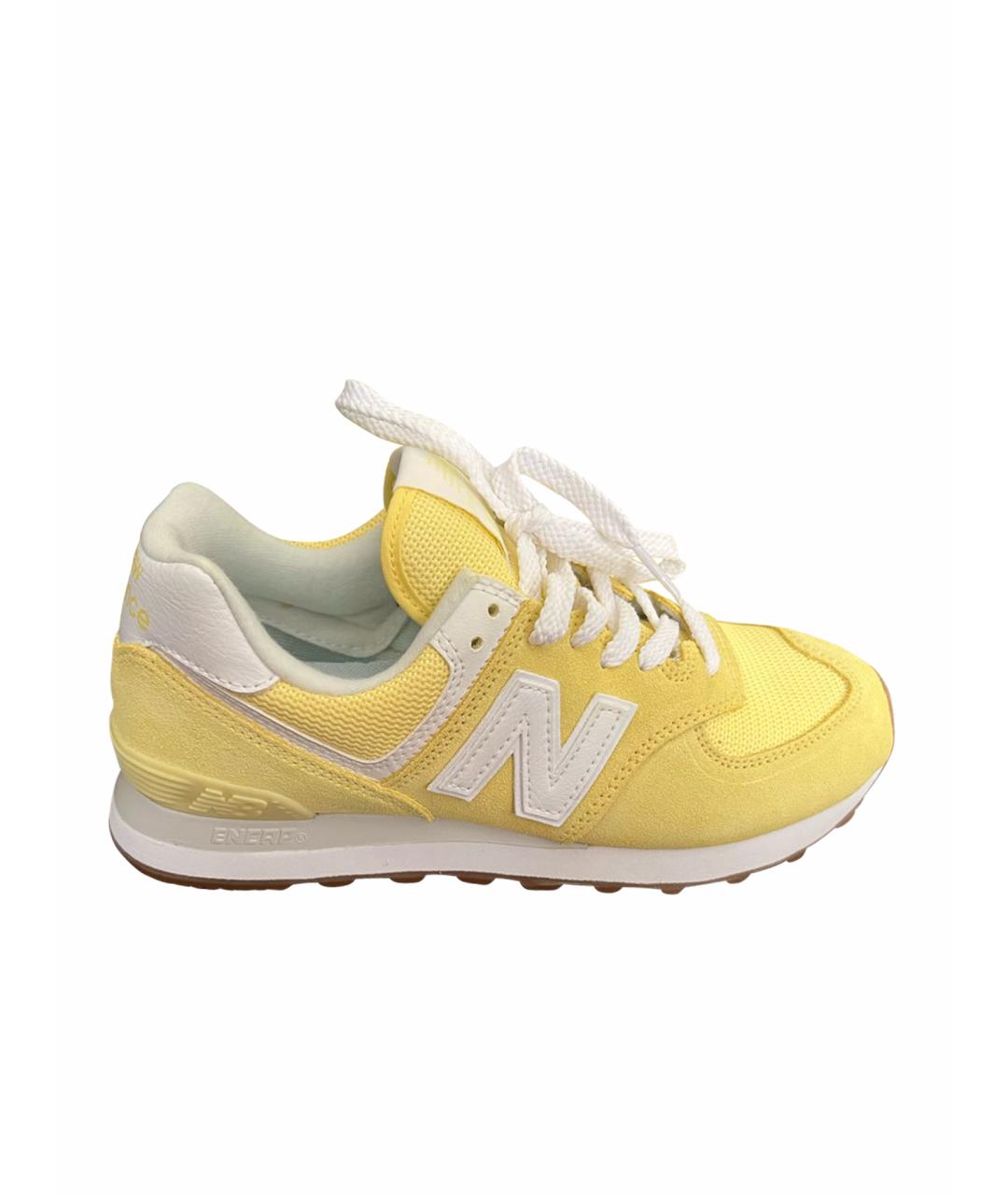 NEW BALANCE Желтые кроссовки, фото 1