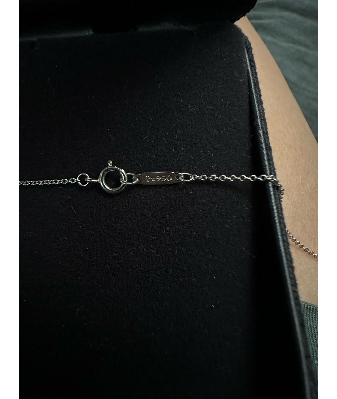 TIFFANY&CO Серая платиновая цепочка, фото 4