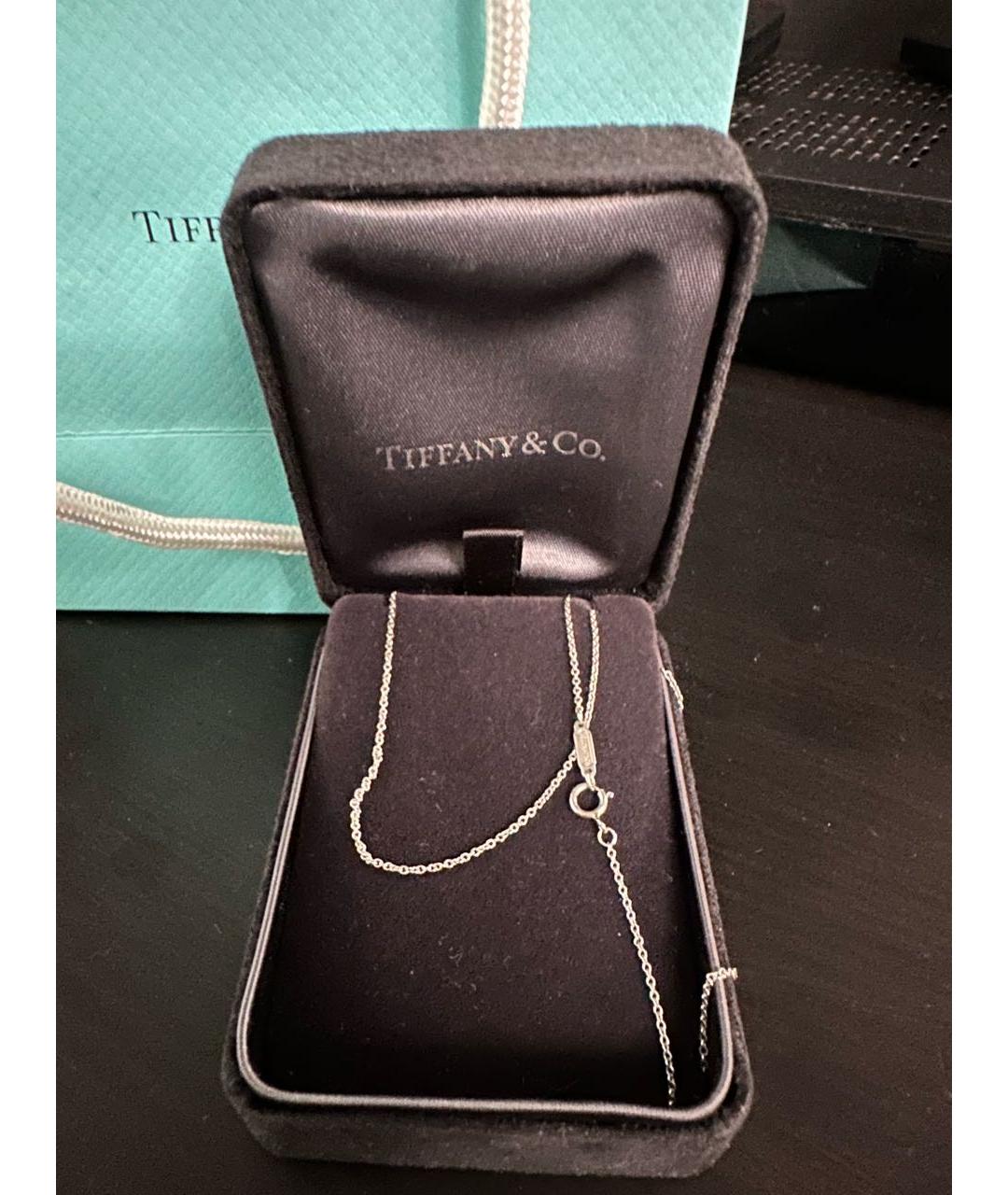 TIFFANY&CO Серая платиновая цепочка, фото 3
