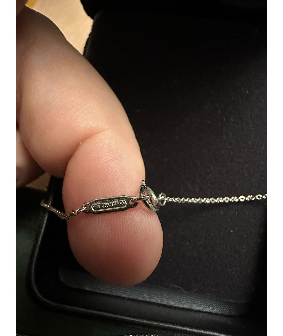 TIFFANY&CO Серая платиновая цепочка, фото 5