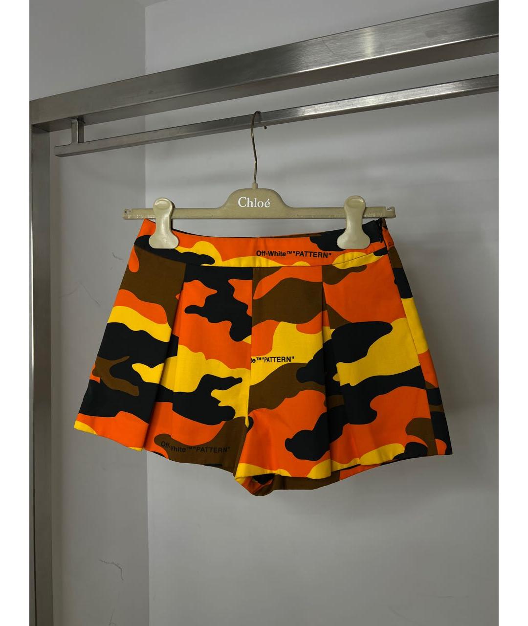 OFF-WHITE Мульти хлопковые шорты, фото 2