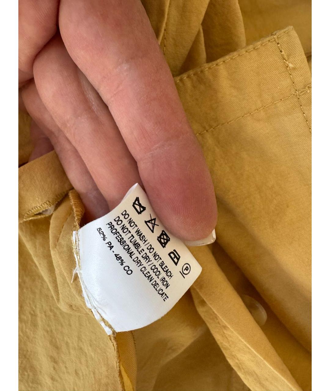 JACQUEMUS Желтое коктейльное платье, фото 7